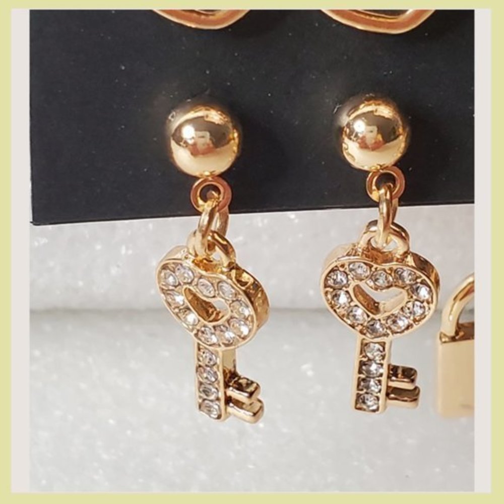 Rampage Six Pack of Heart Earrings - Picture 5 of 8